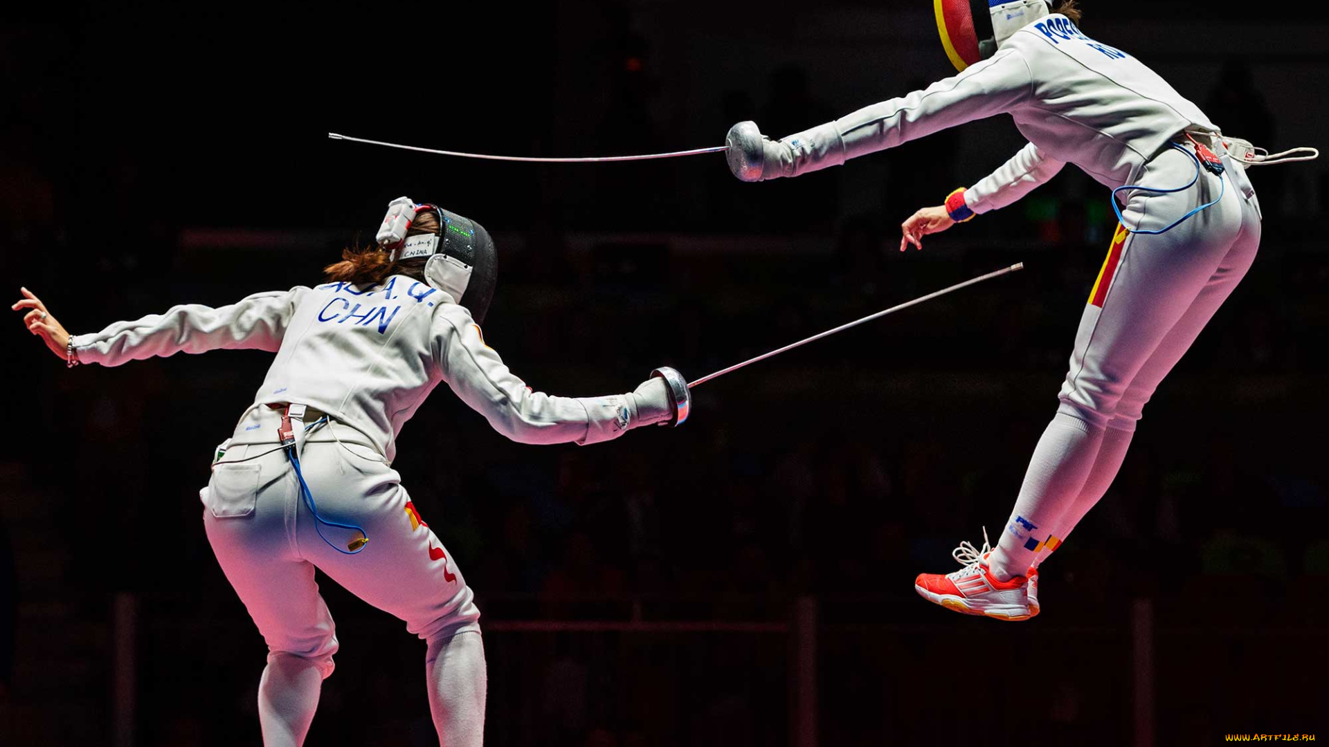 спорт, фехтование, шпаги