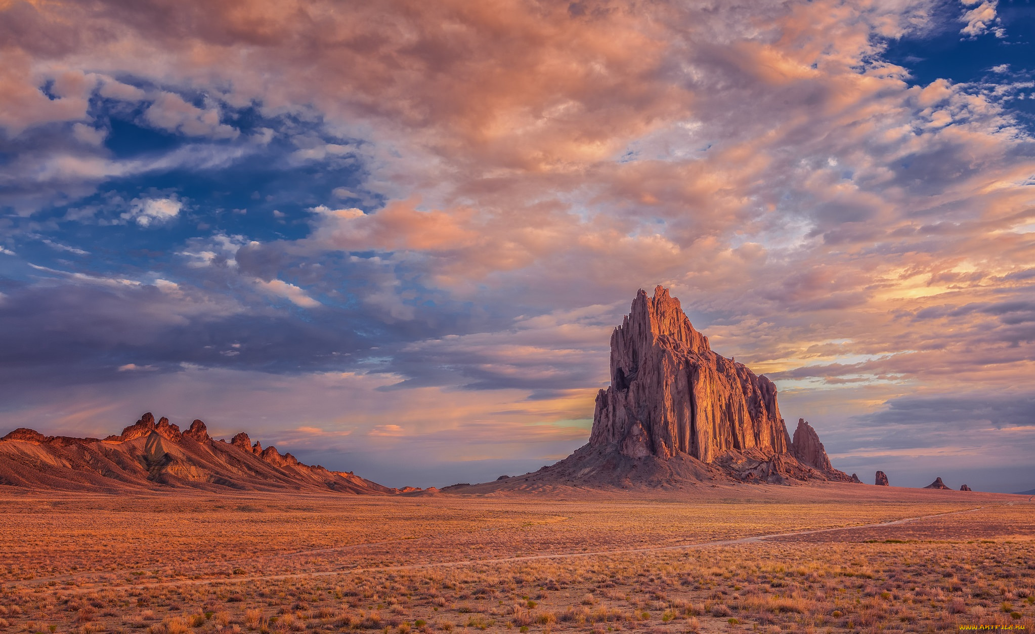 природа, пустыни, простор