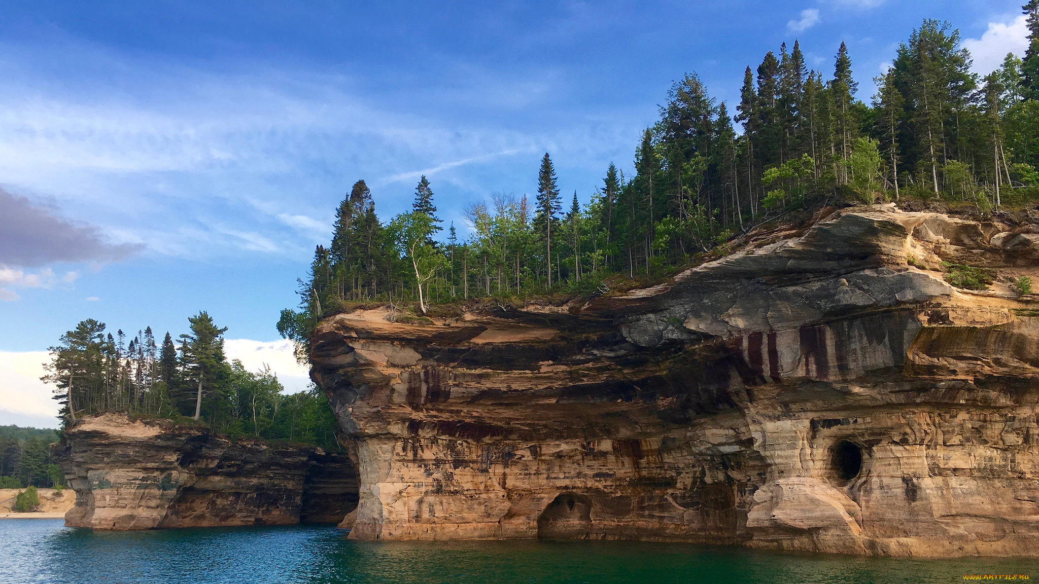 природа, реки, озера, река, лес