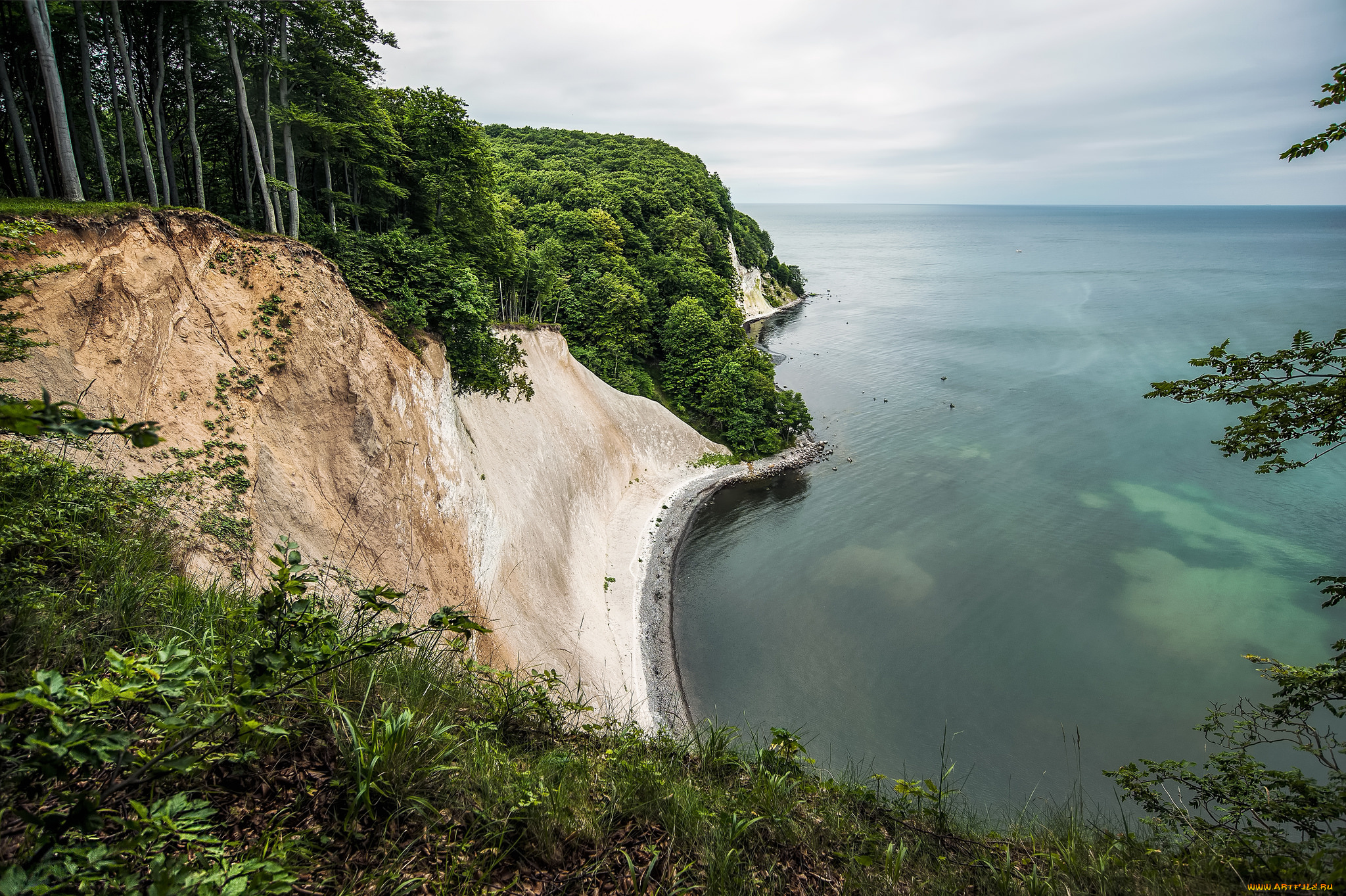 природа, побережье, берег, море