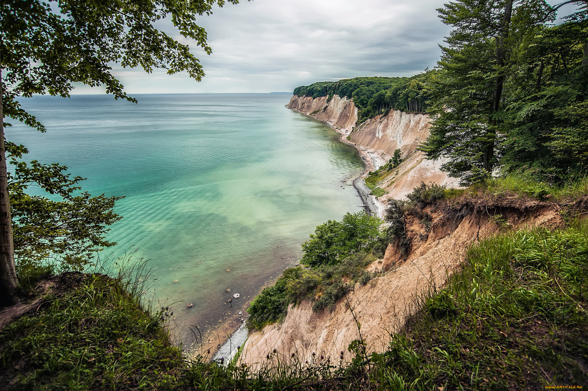 природа, побережье, берег, море