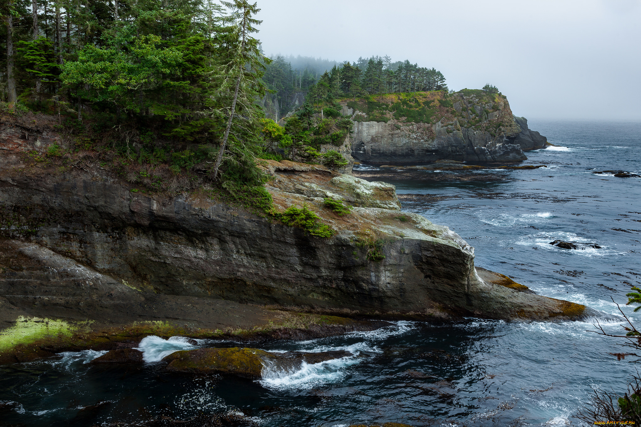 природа, побережье, берег, море