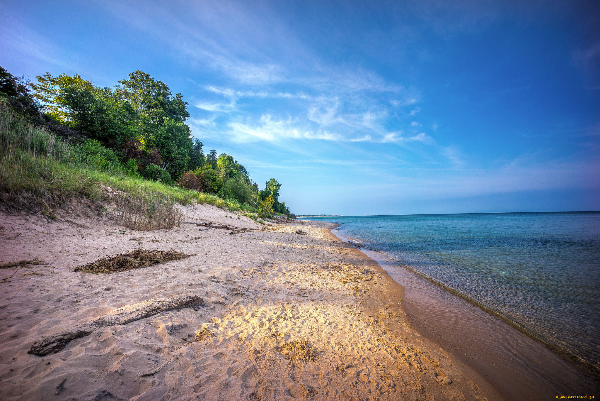 природа, побережье, берег, море