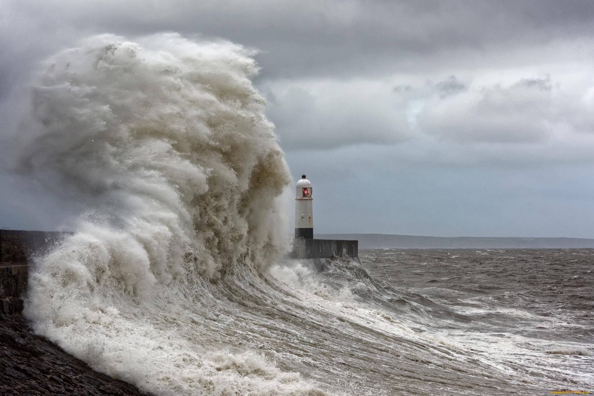 природа, стихия, шторм