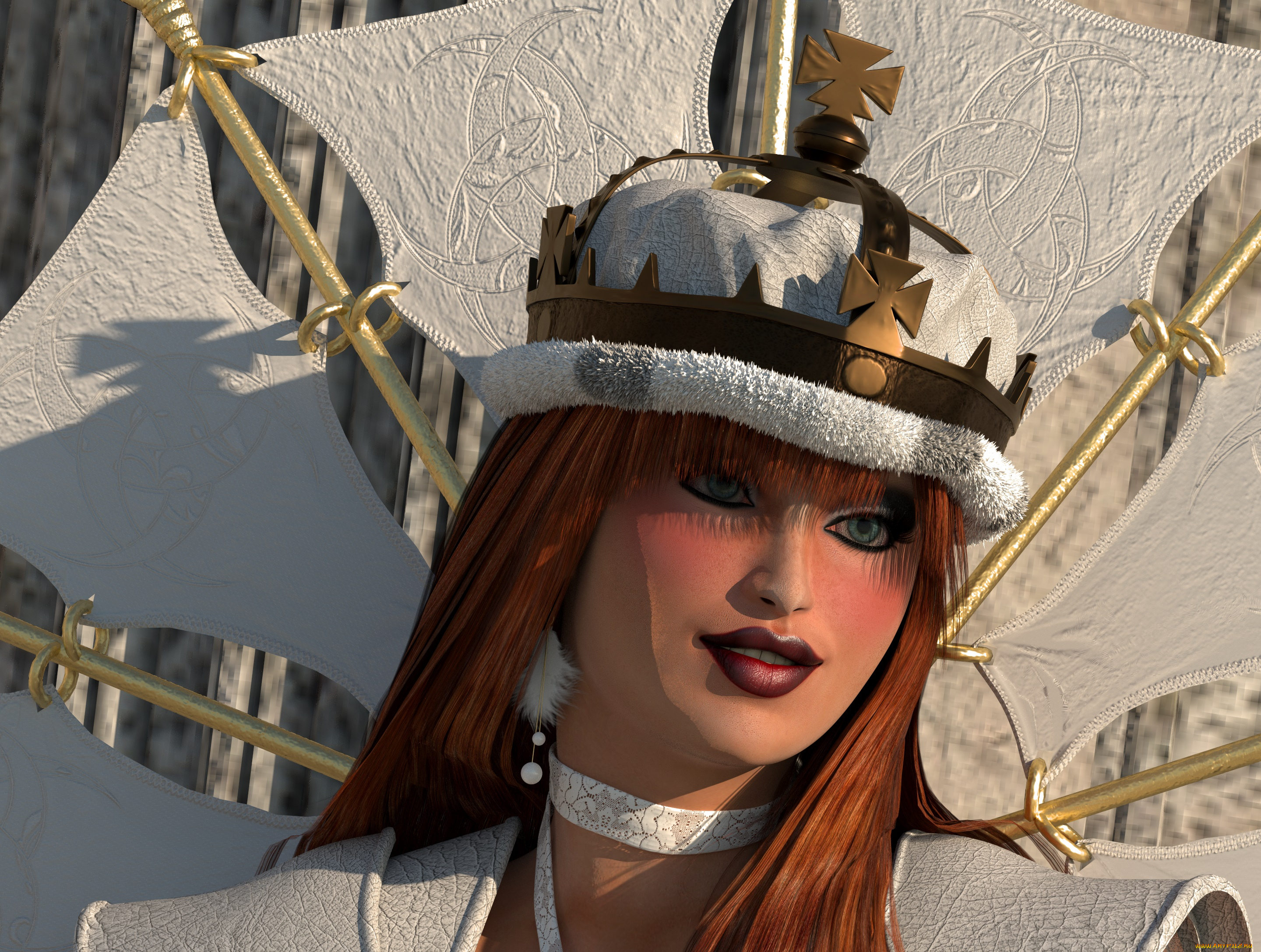 3д, графика, портрет, , portraits, фон, взгляд, девушка