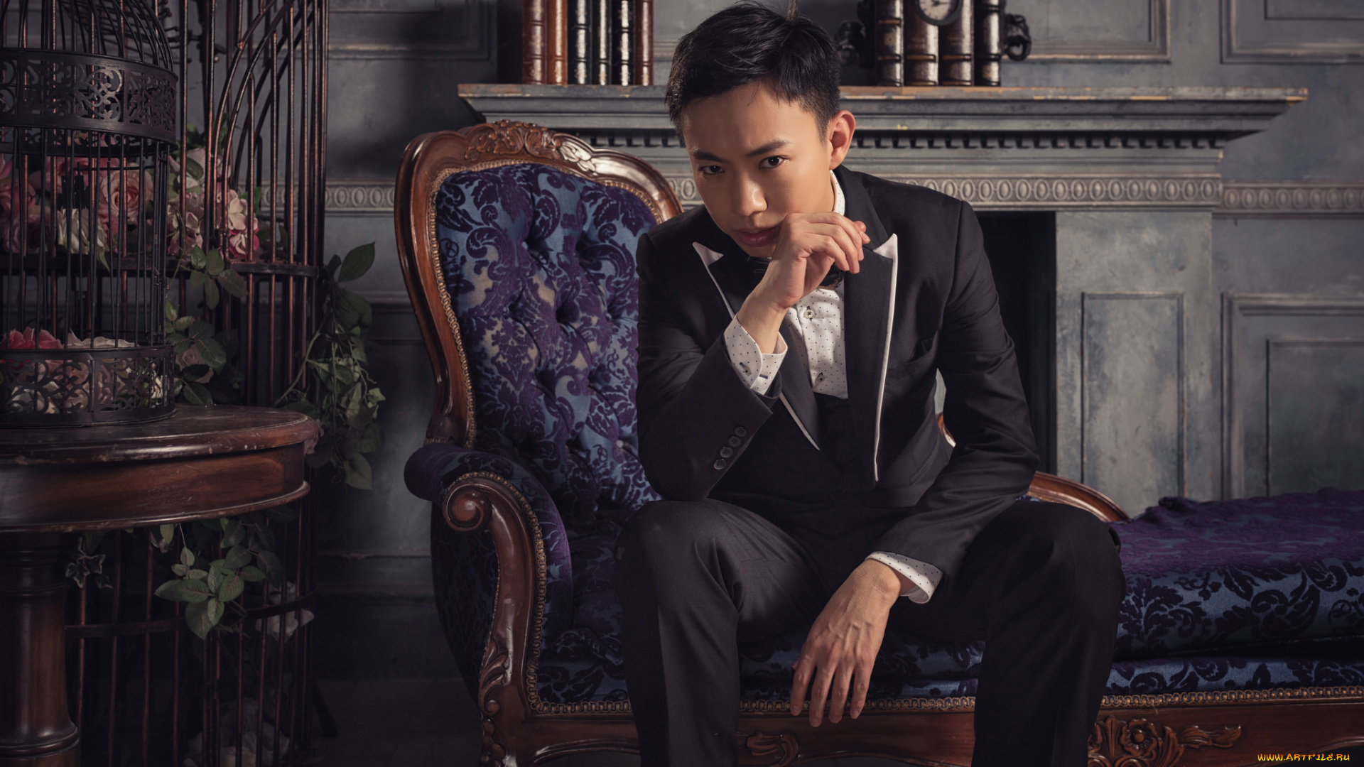 мужчины, -, unsort, поза, стиль, парень, прическа