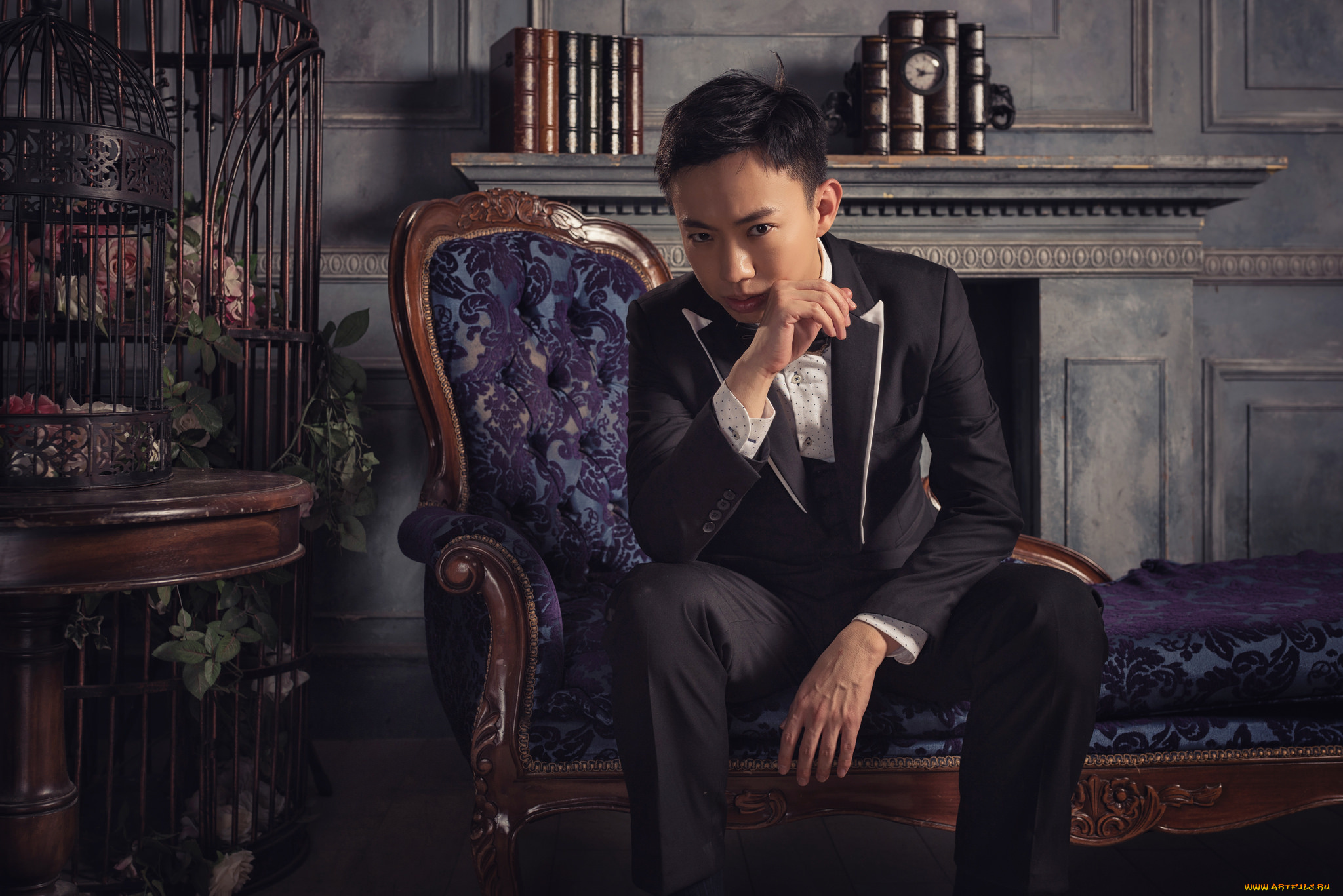 мужчины, -, unsort, поза, стиль, парень, прическа