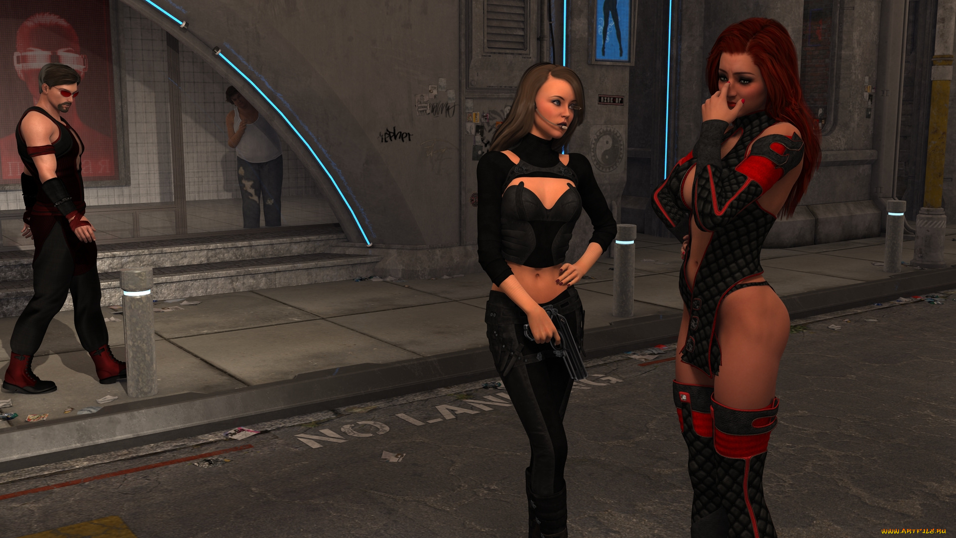 3д, графика, фантазия, , fantasy, взгляд, девушка, фон