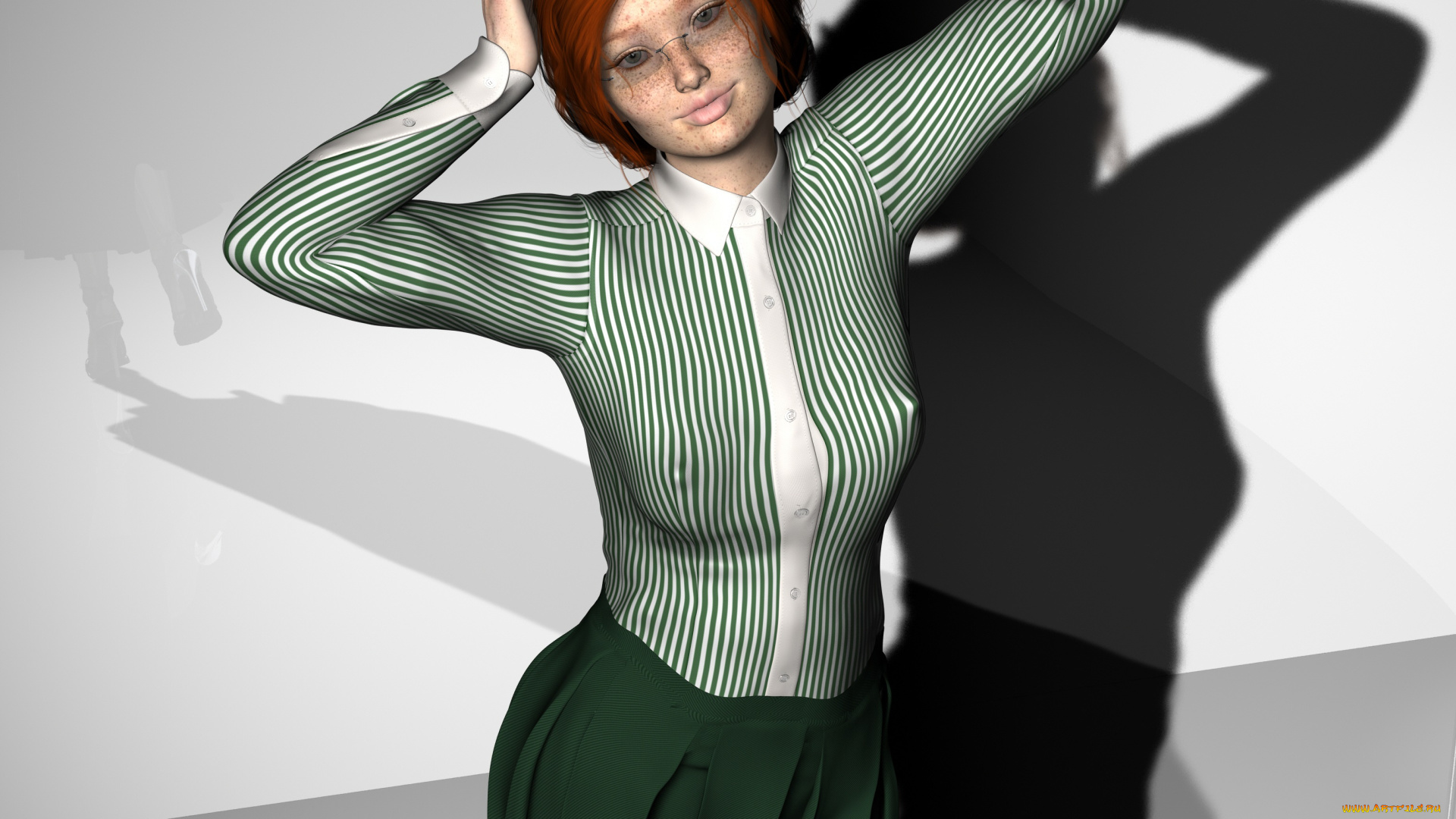 3д, графика, люди, , people, фон, взгляд, девушка