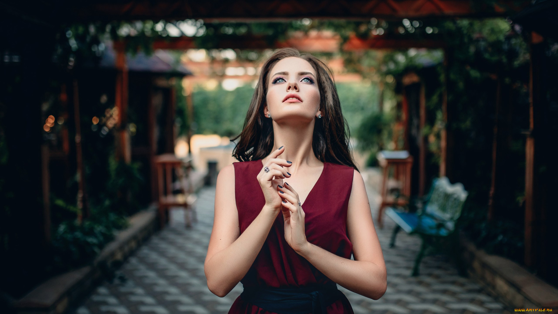 девушка, девушки, -unsort, , брюнетки, темноволосые, модель