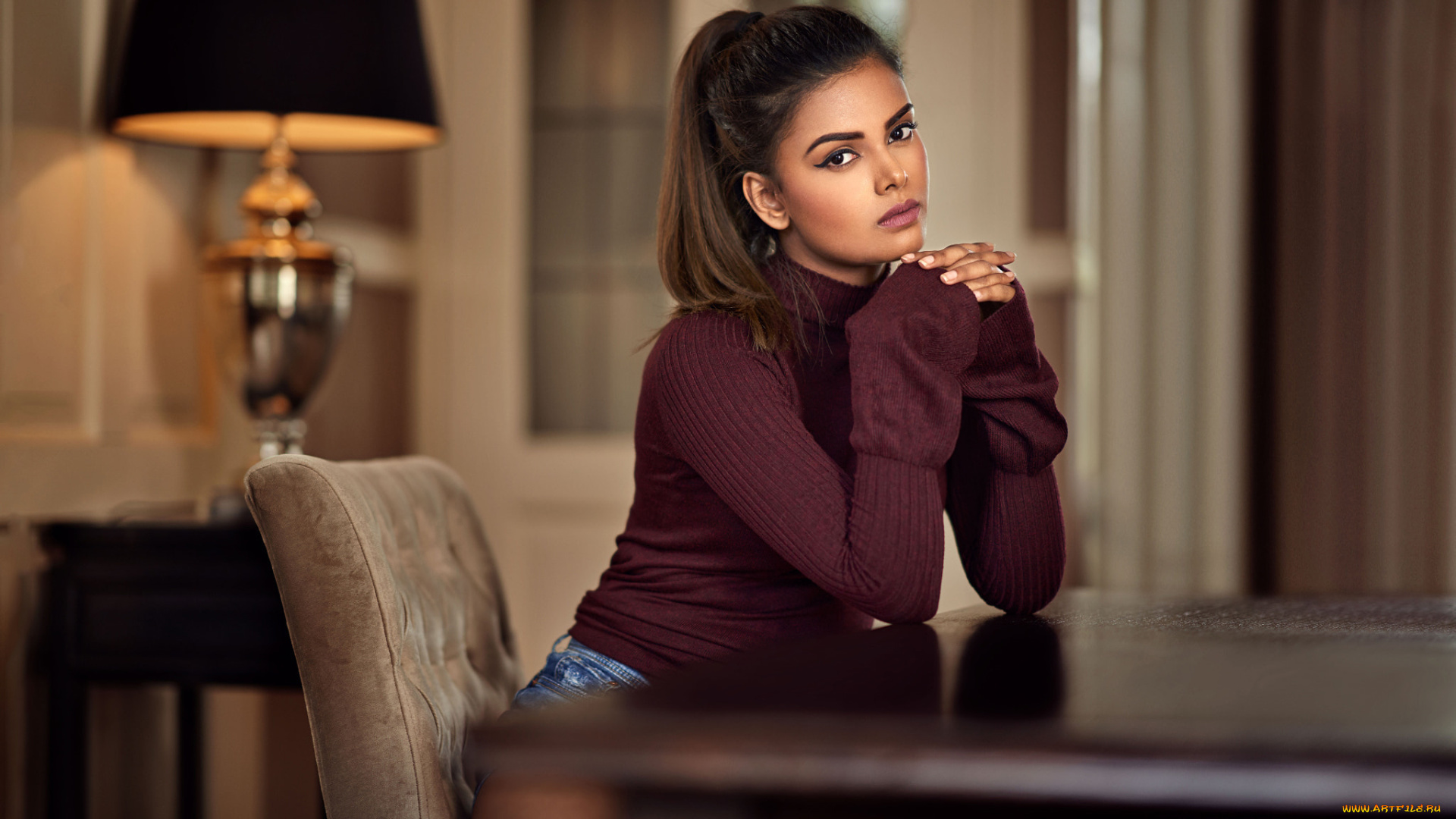 девушка, девушки, -unsort, , брюнетки, темноволосые, модель