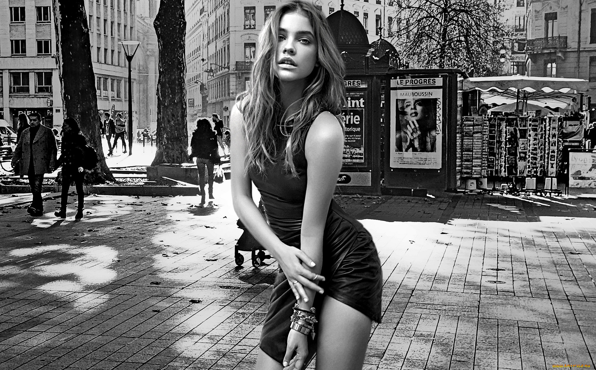 девушки, barbara, palvin, лицо, взгляд