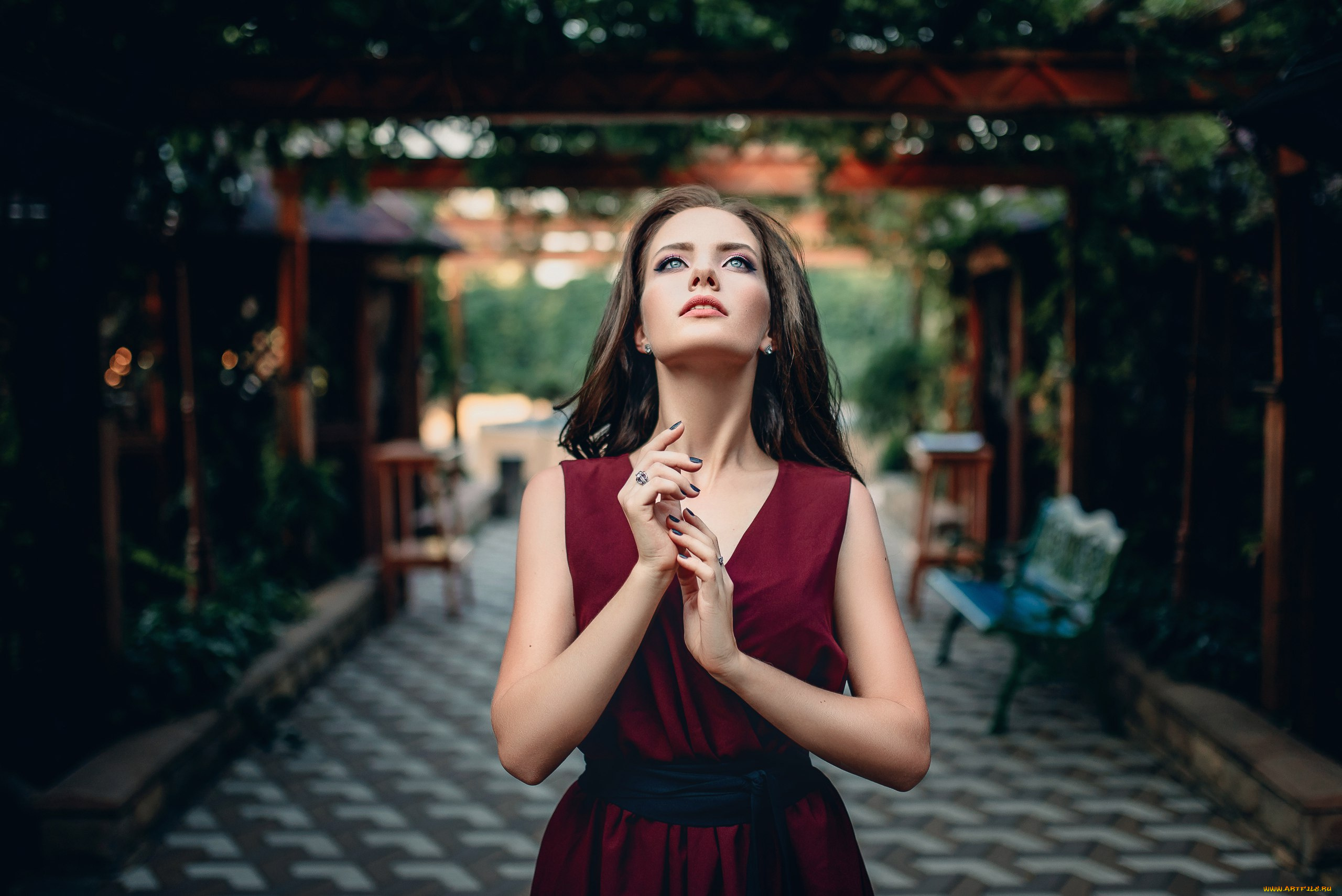 девушка, девушки, -unsort, , брюнетки, темноволосые, модель