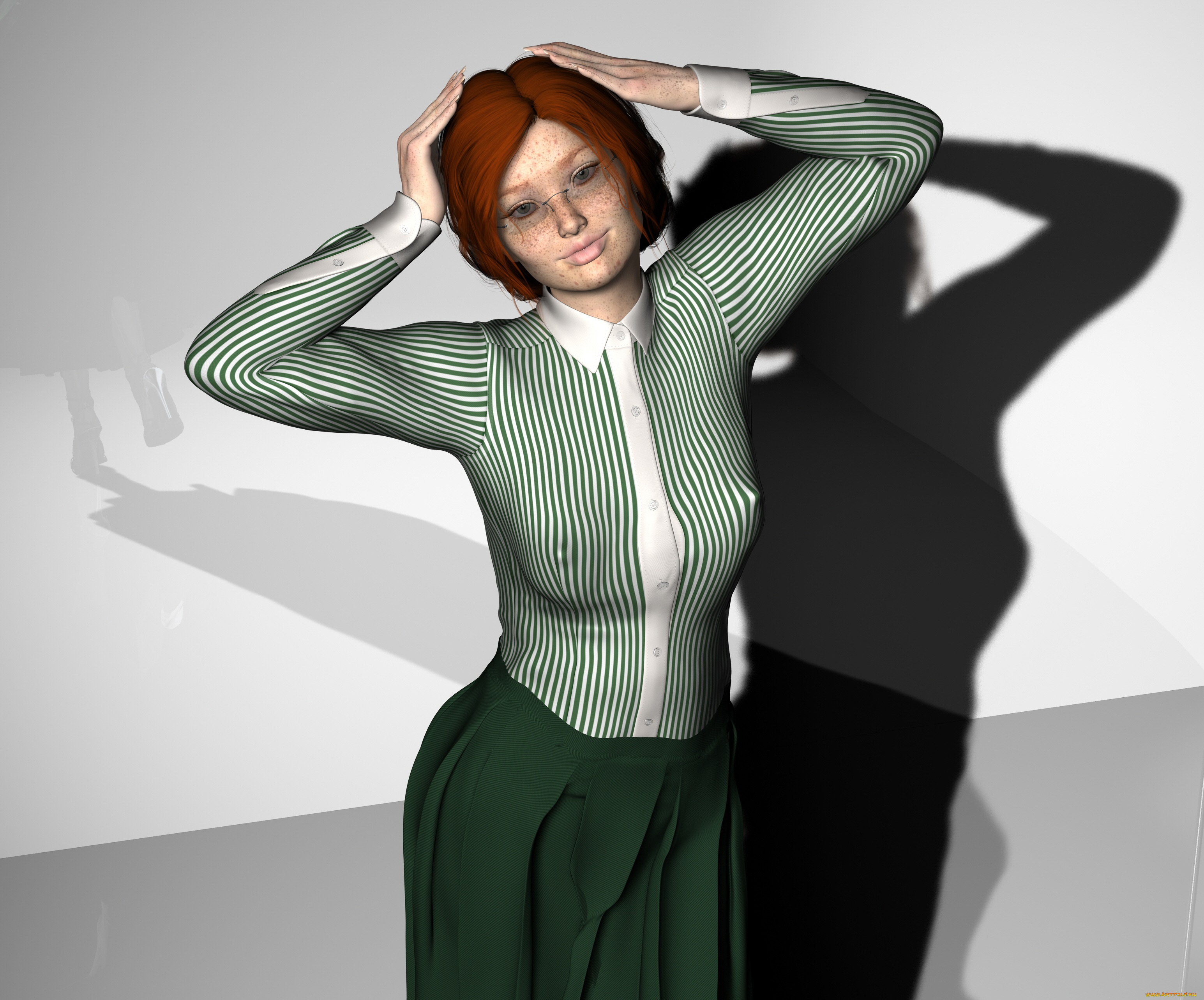 3д, графика, люди, , people, фон, взгляд, девушка