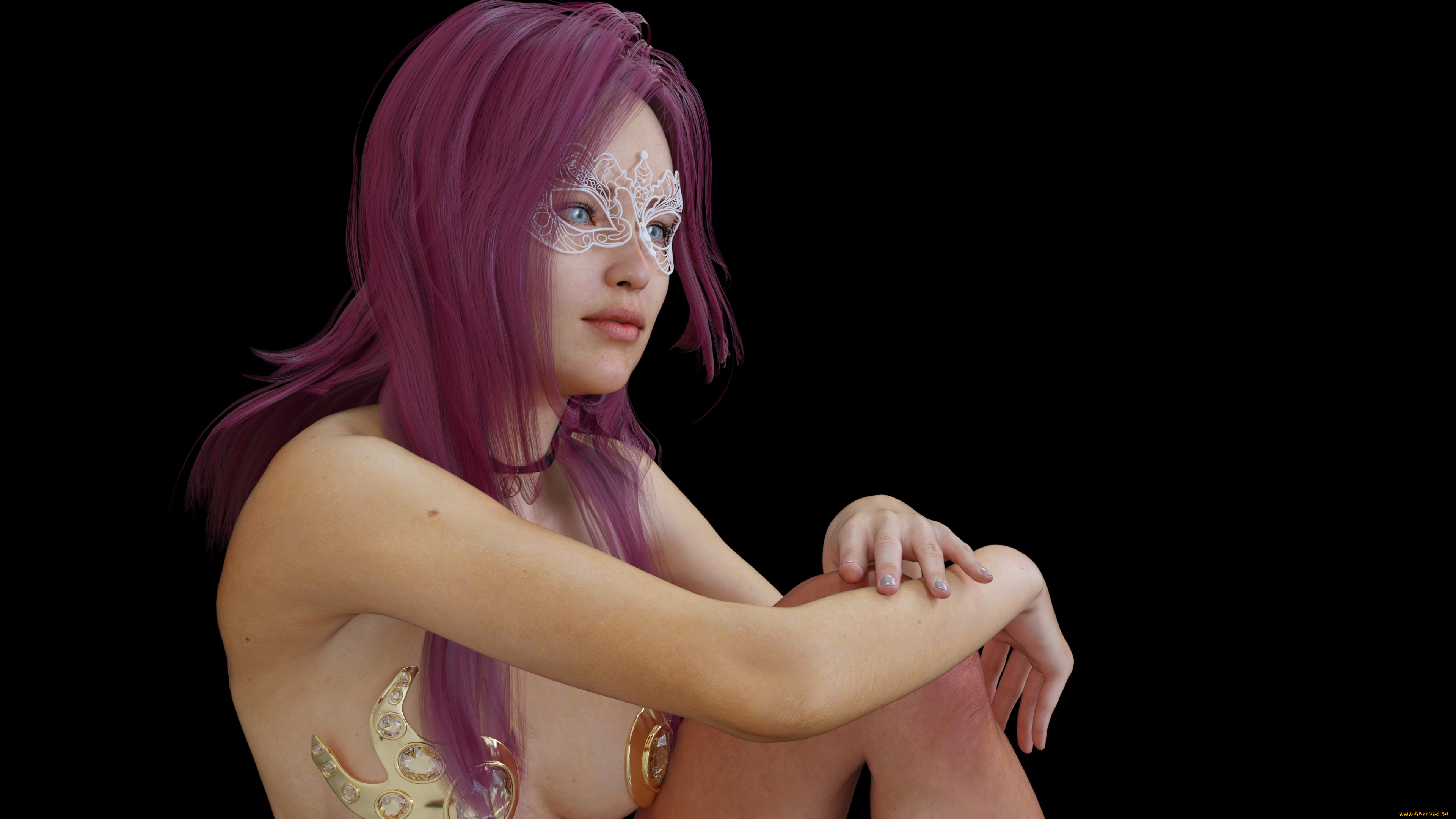 3д, графика, люди, , people, взгляд, девушка, фон