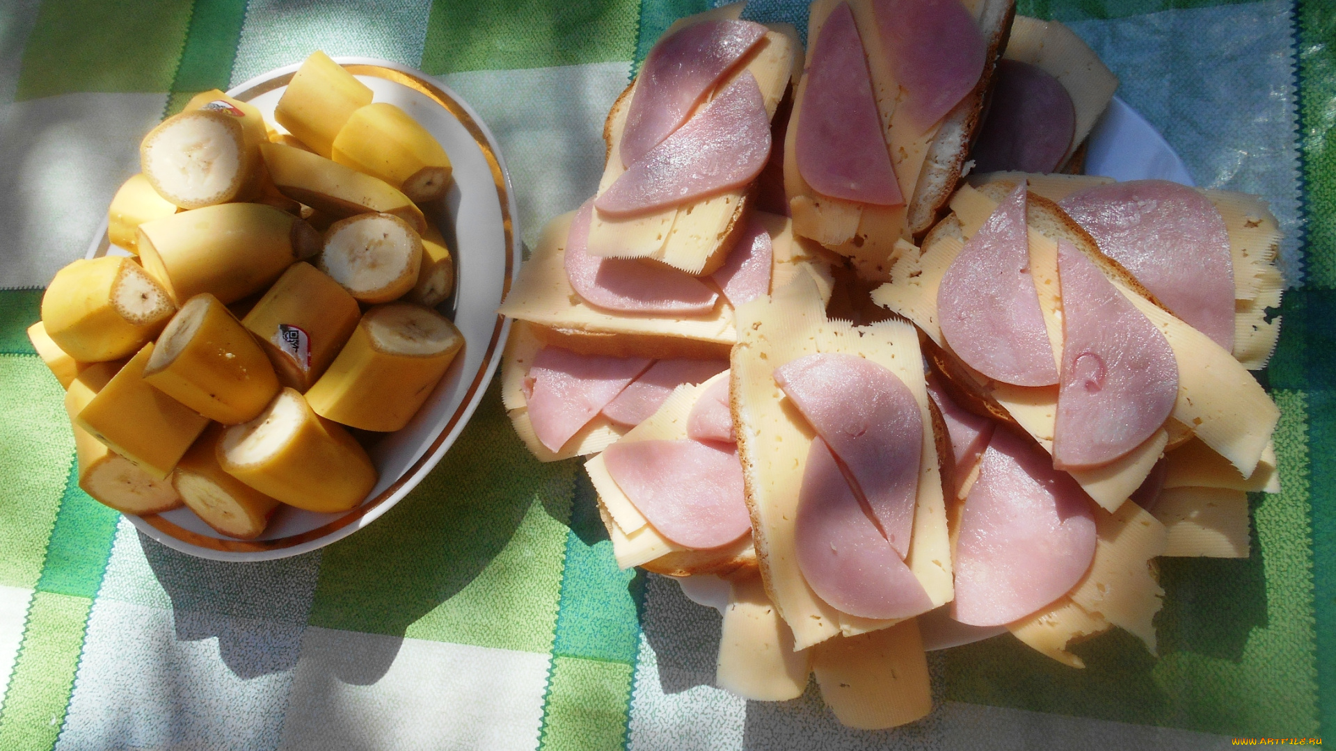 еда, бутерброды, , гамбургеры, , канапе, колбаса, хлеб, бананы, сыр