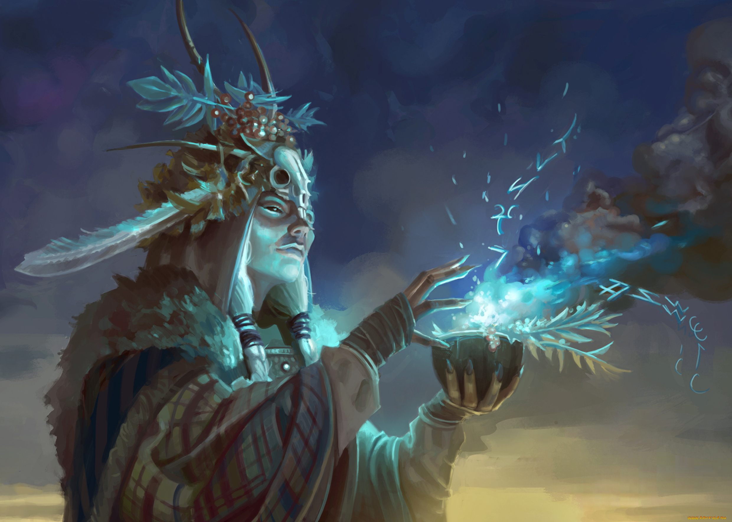 фэнтези, маги, , волшебники, человек, фон, магия