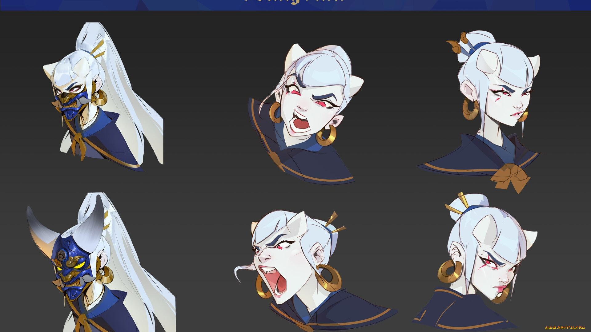 аниме, животные, , существа, лицо, маски, эмоции