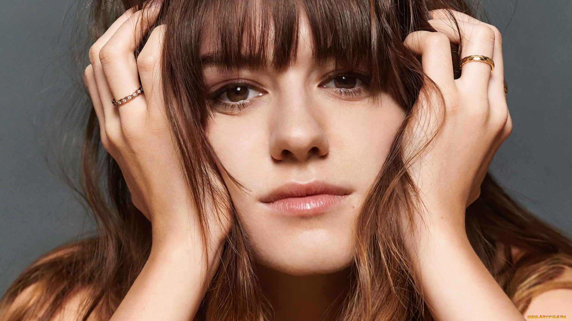 девушки, -, лица, , портреты, шатенка, лицо, daisy, edgar-jones