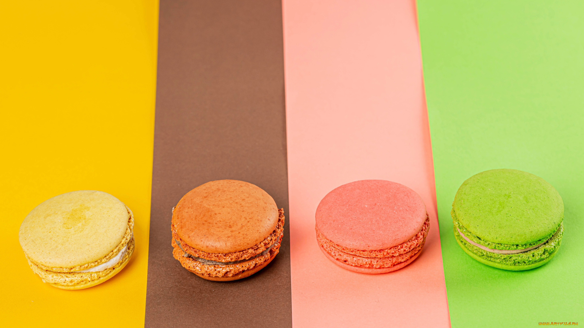 еда, макаруны, лакомство, печенье, ассорти