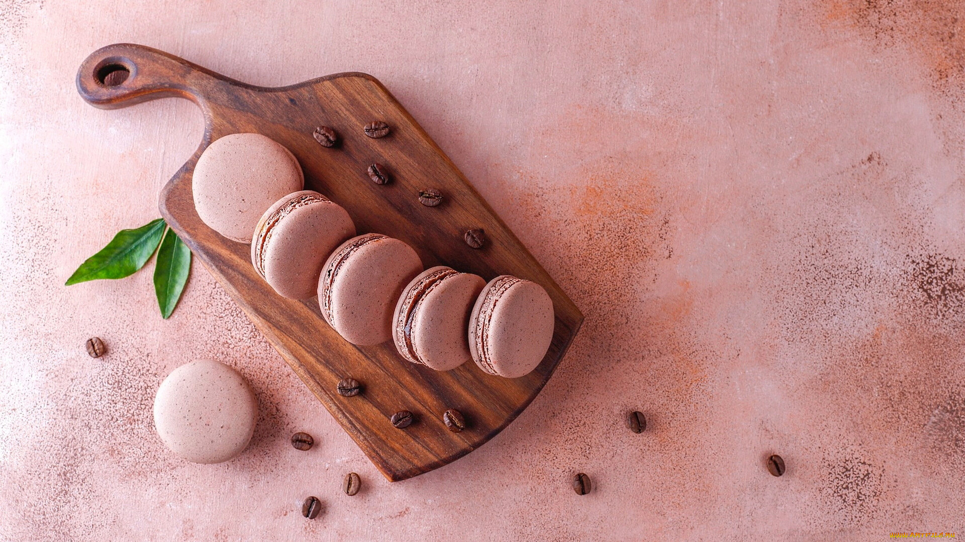 еда, макаруны, лакомство, печенье, кофейные