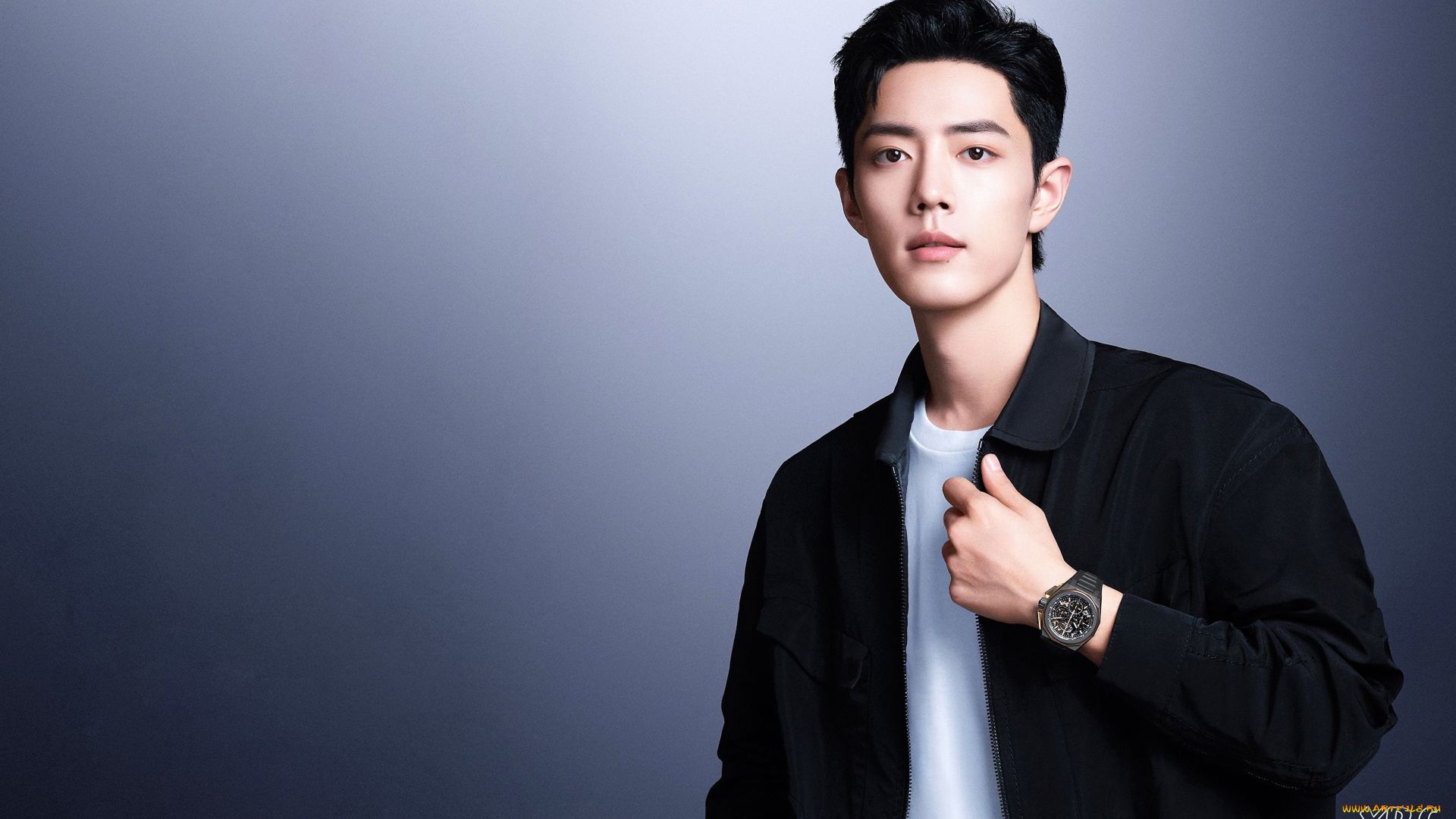 мужчины, xiao, zhan, актер, пиджак, часы