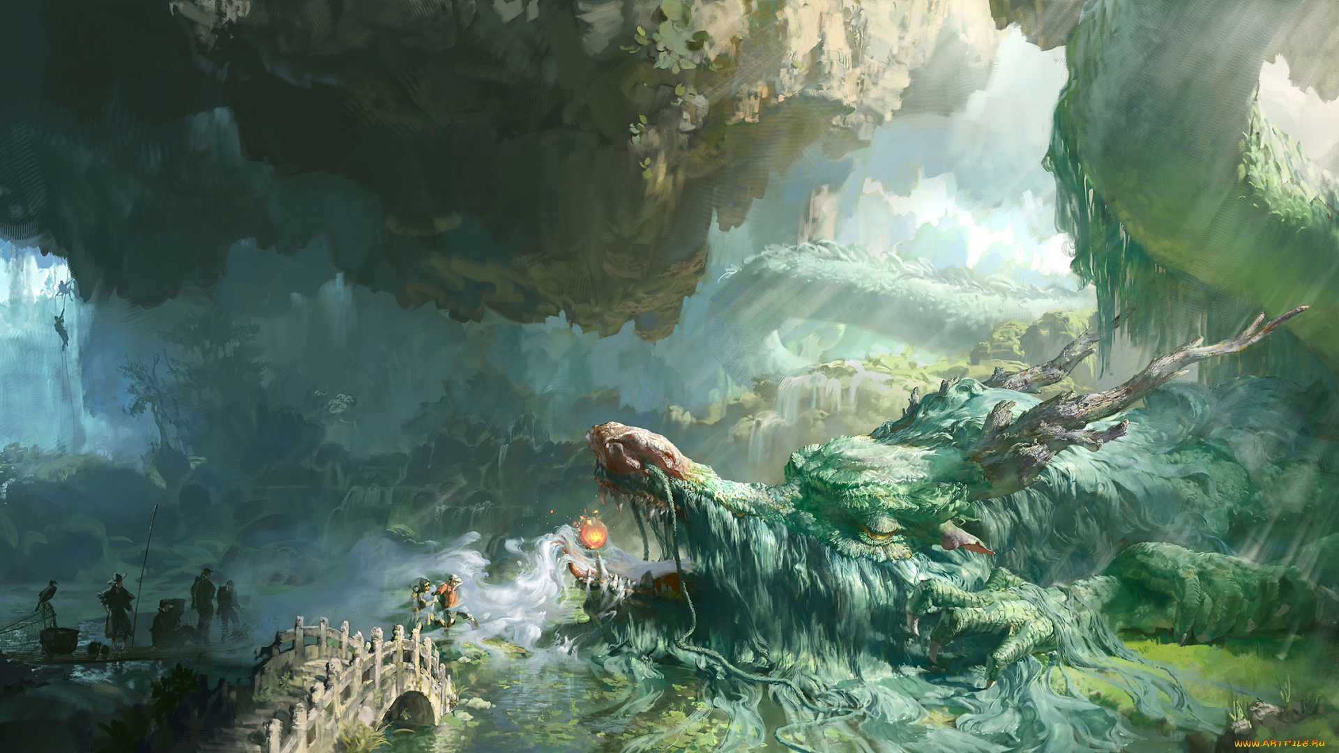 фэнтези, драконы, дракон, смерть, люди