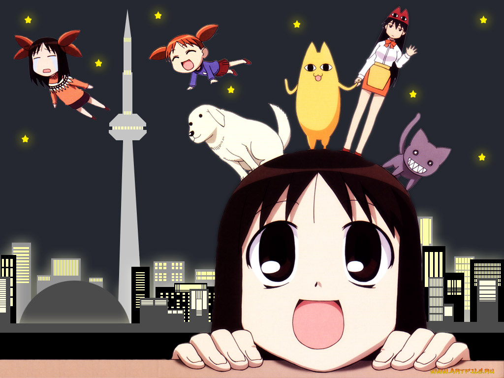 аниме, azumanga, daioh