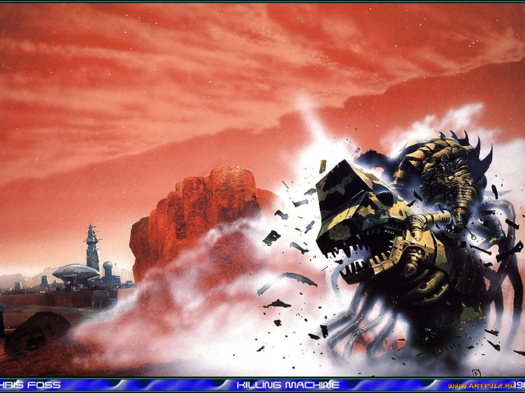 фэнтези, роботы, киборги, механизмы