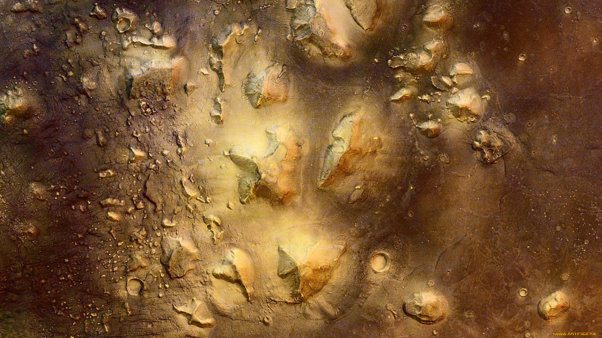 марс, сидония, космос, луна