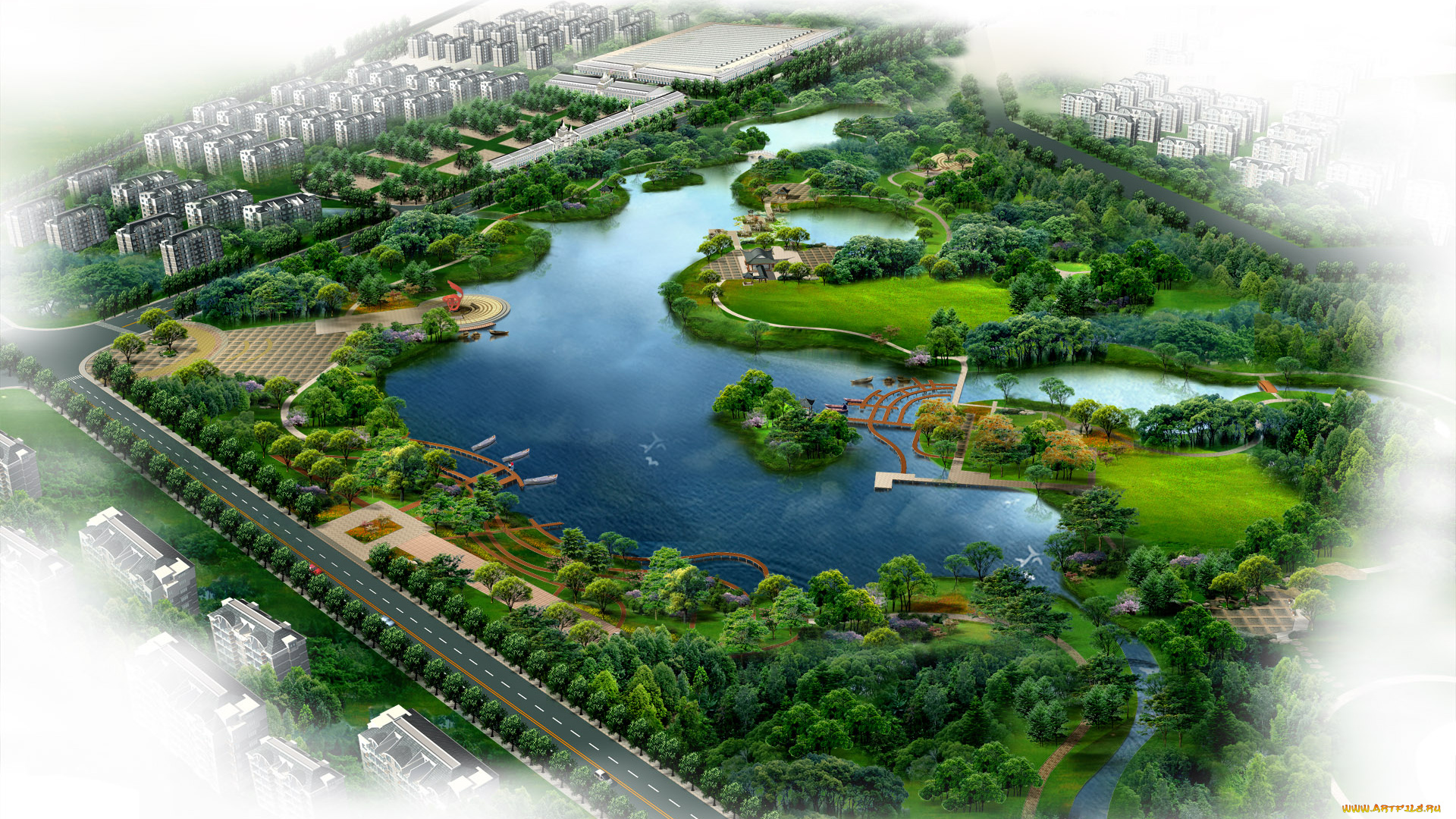 3д, графика, architecture, архитектура