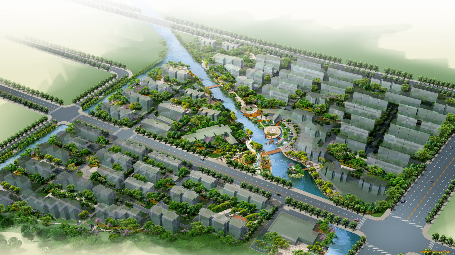 3д, графика, architecture, архитектура