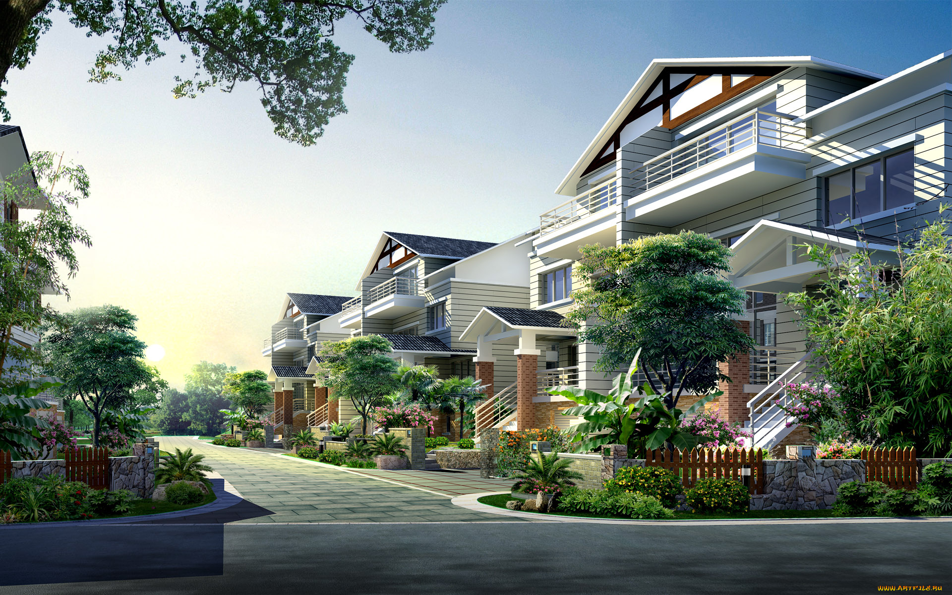 3д, графика, architecture, архитектура