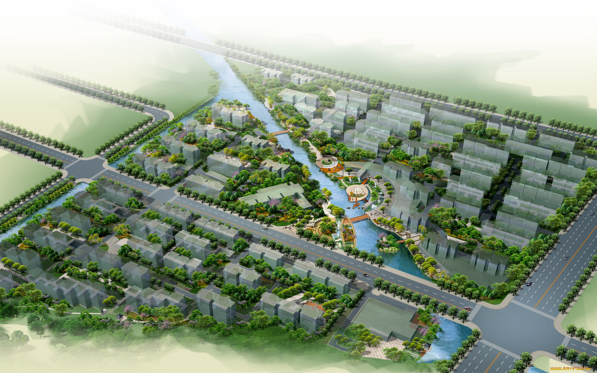 3д, графика, architecture, архитектура