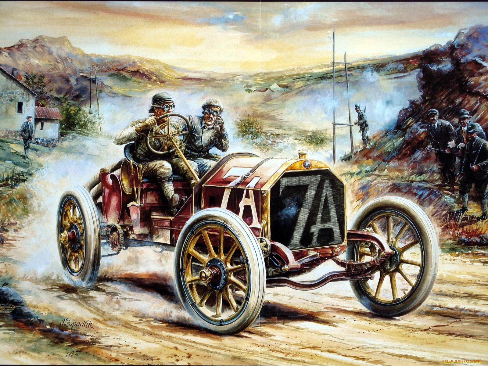 рисованные, авто, мото