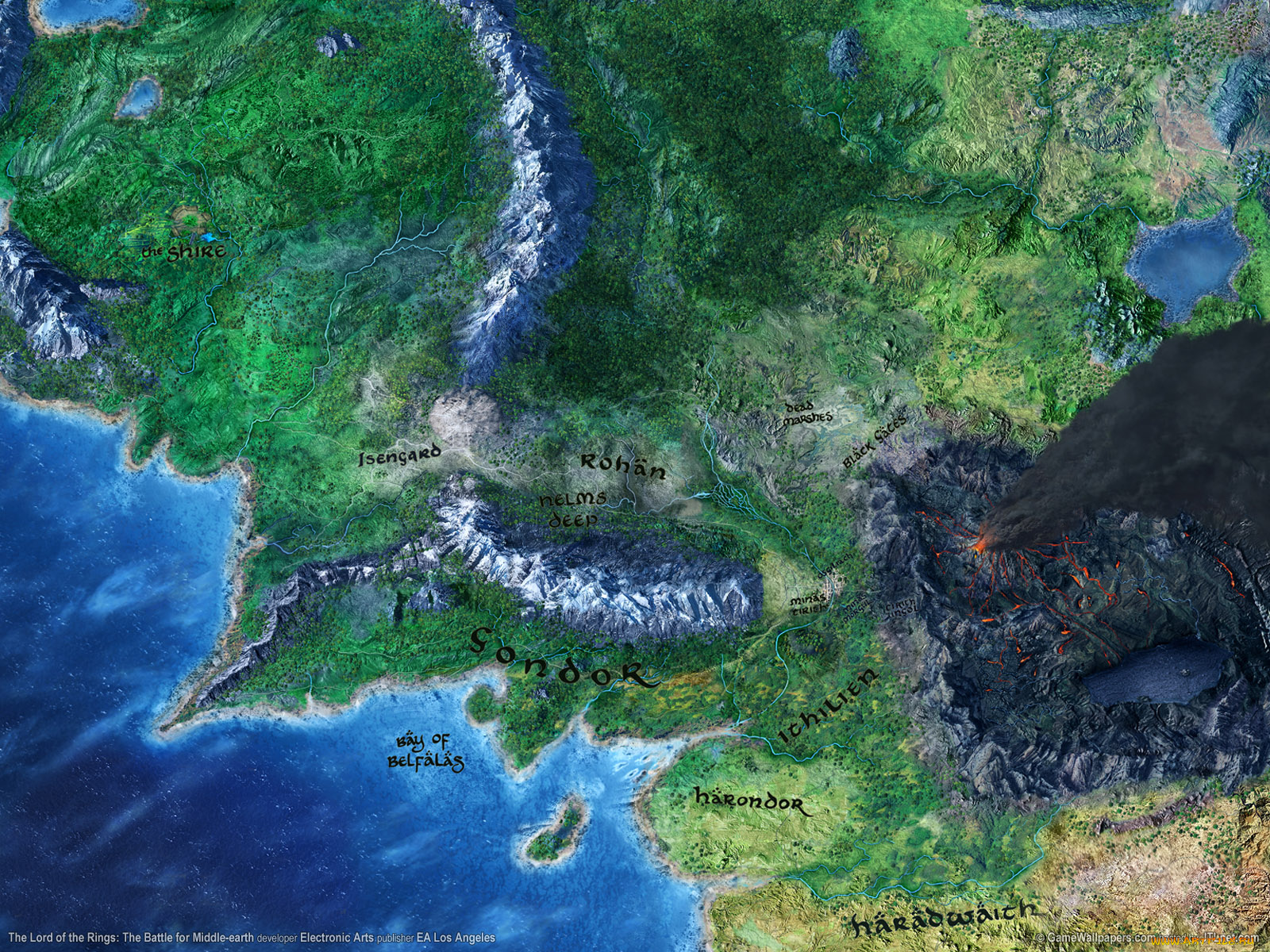 видео, игры, the, lord, of, rings, battle, for, middle, earth