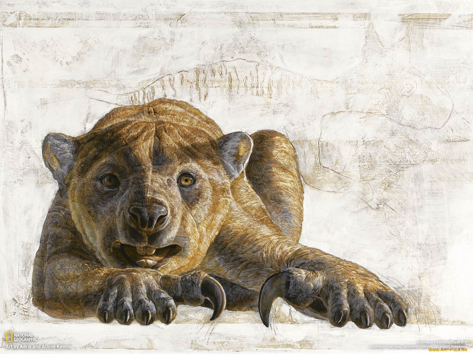 рисованные, животные