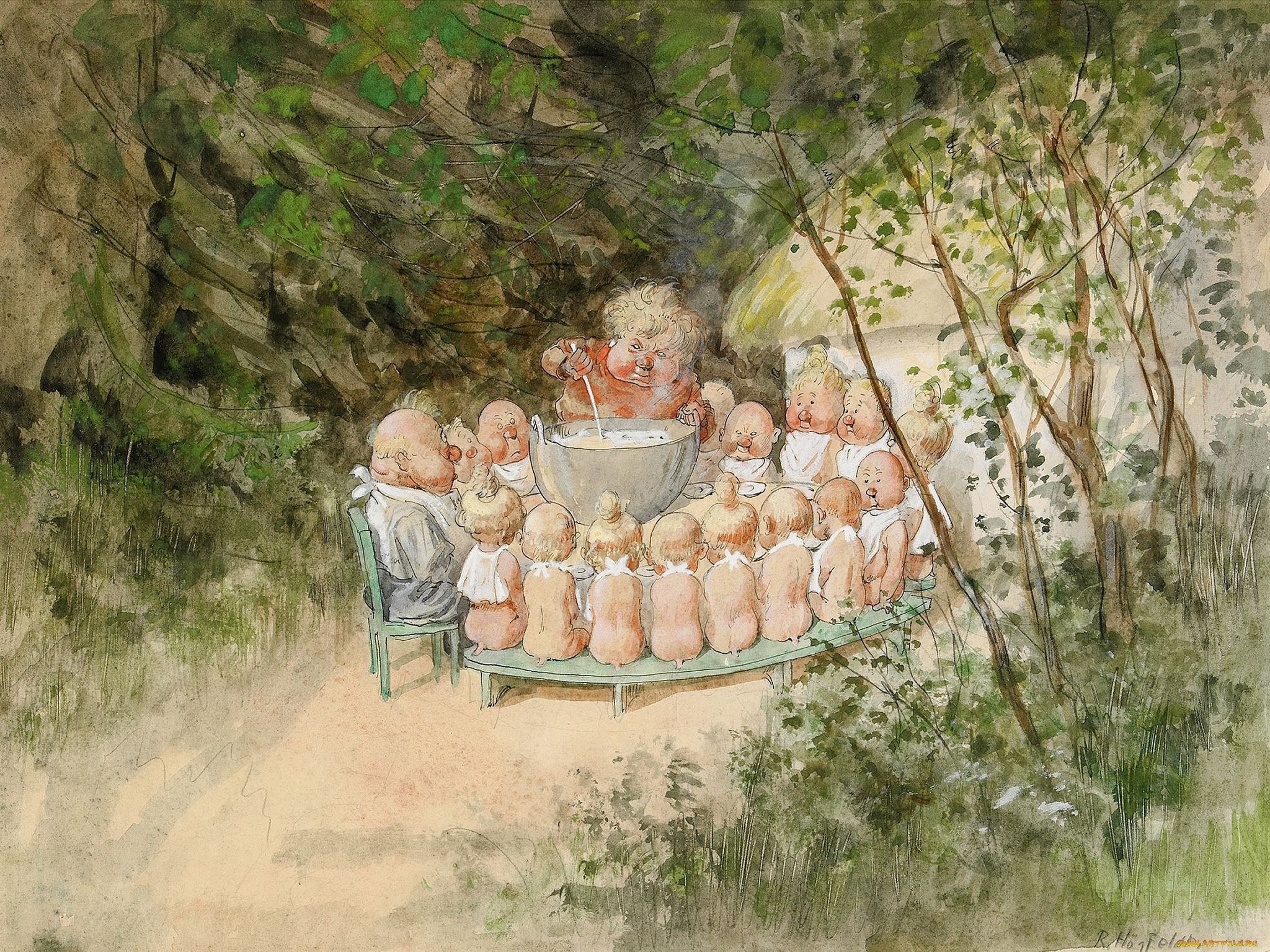 robert, hogfeldt, рисованные, gustav