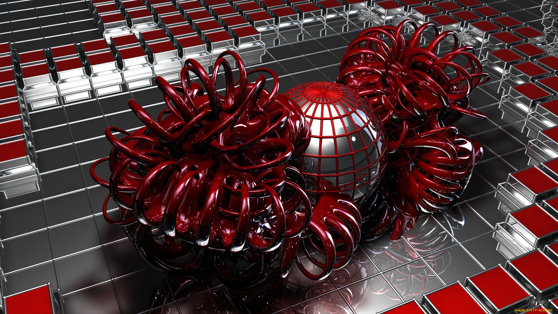 3д, графика, fractal, фракталы, абстракция, узор