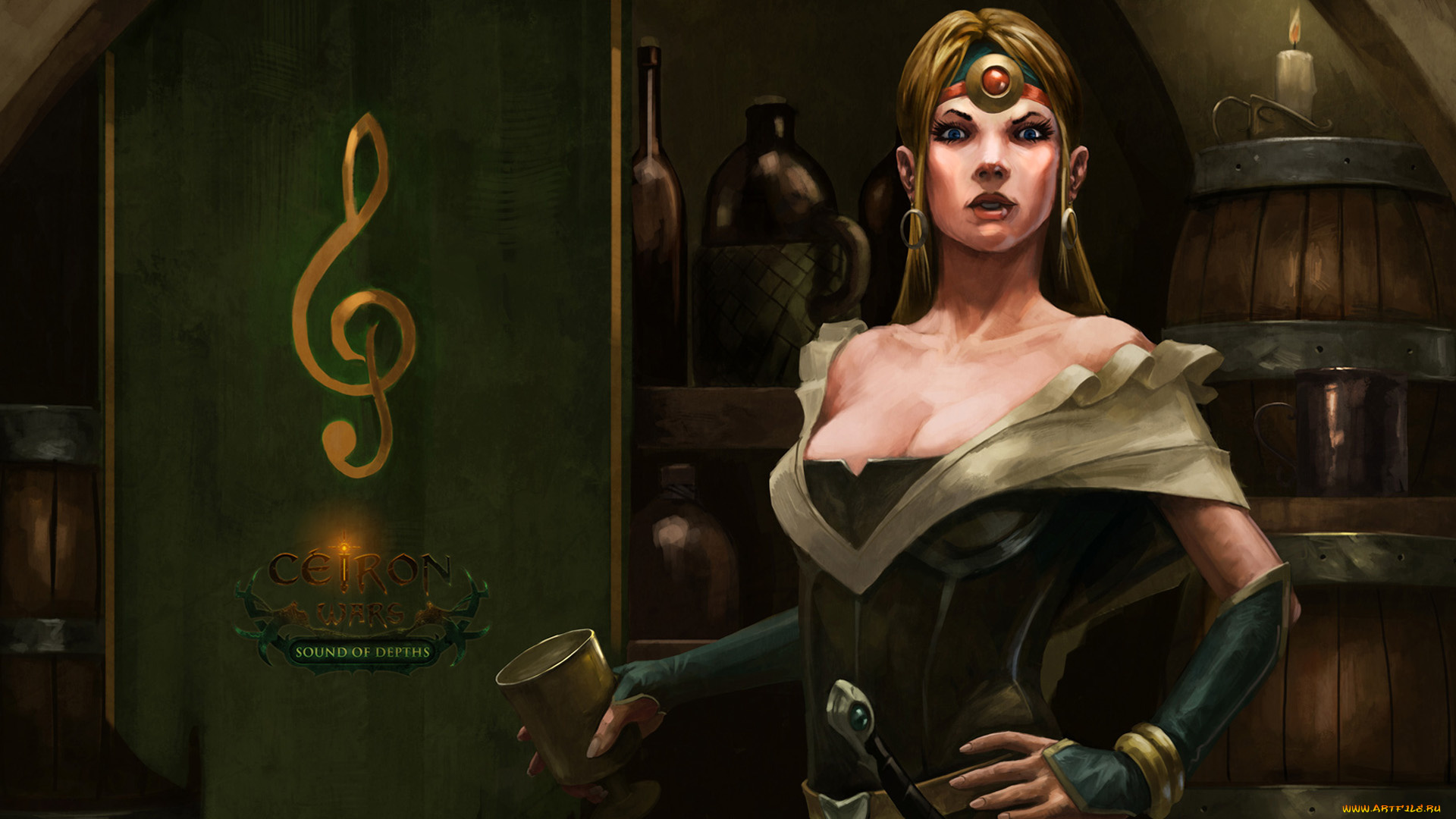 ceiron, wars, sound, of, depths, видео, игры, девушка