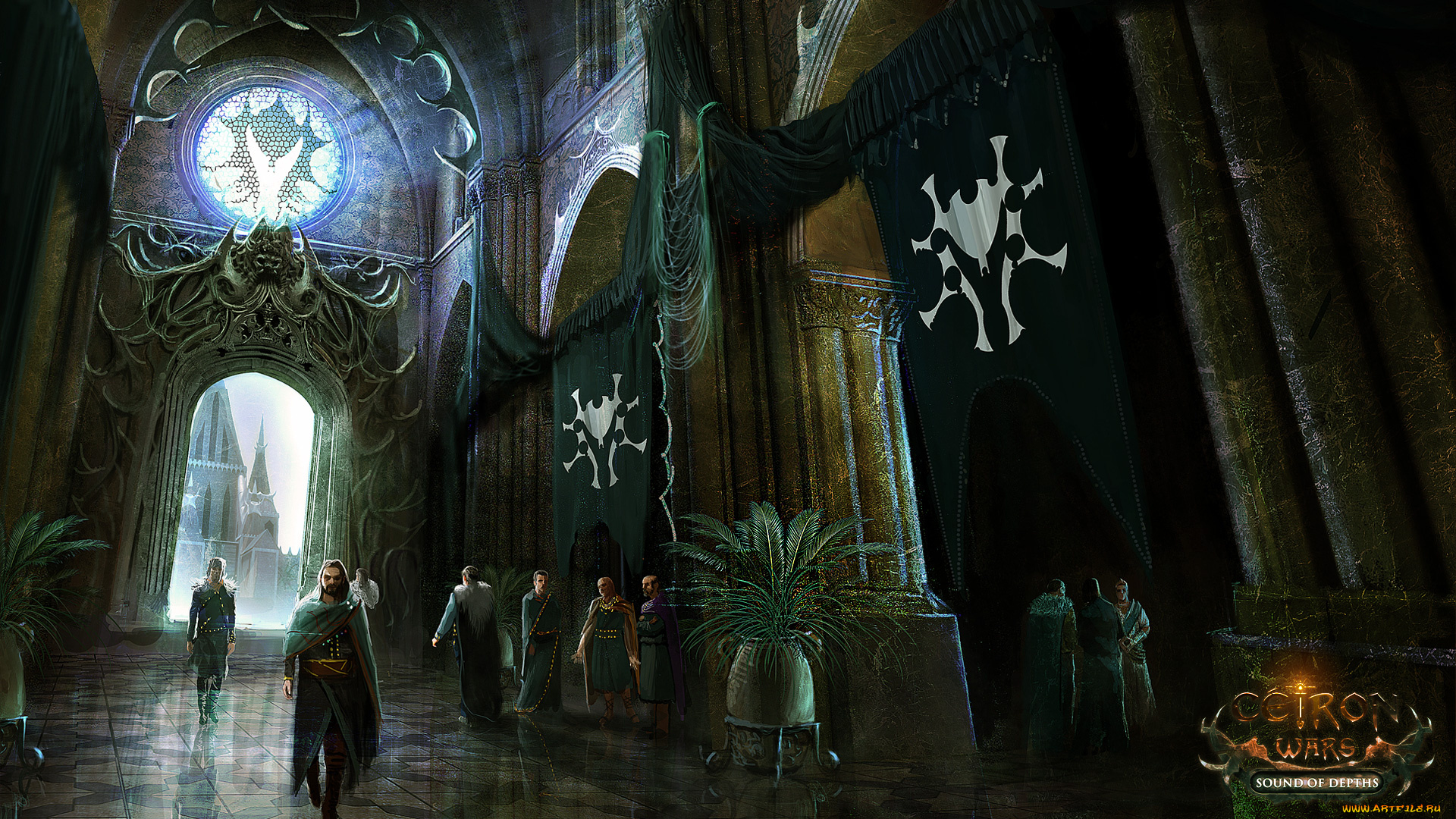 ceiron, wars, sound, of, depths, видео, игры, люди, замок