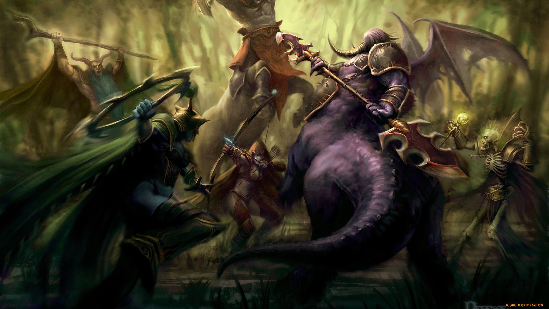 defense, of, the, ancients, dota, видео, игры, герои