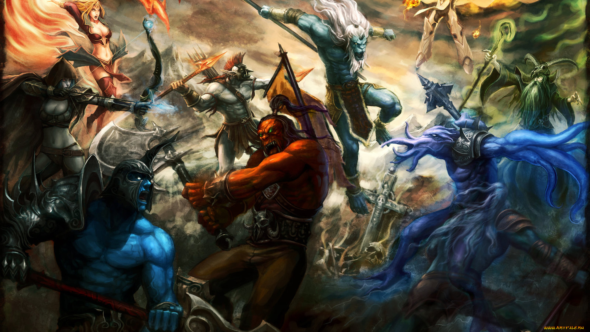 defense, of, the, ancients, dota, видео, игры, герои