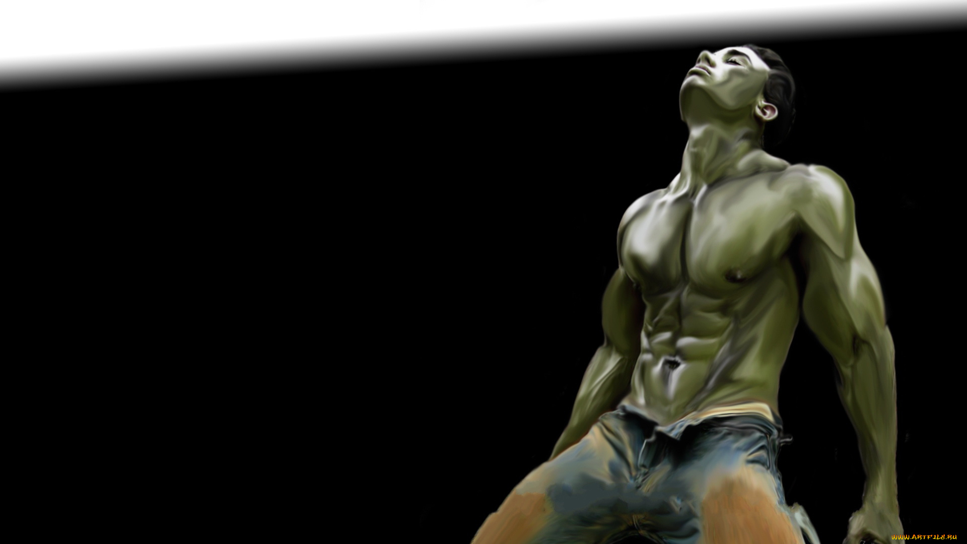 рисованные, люди, мужчина