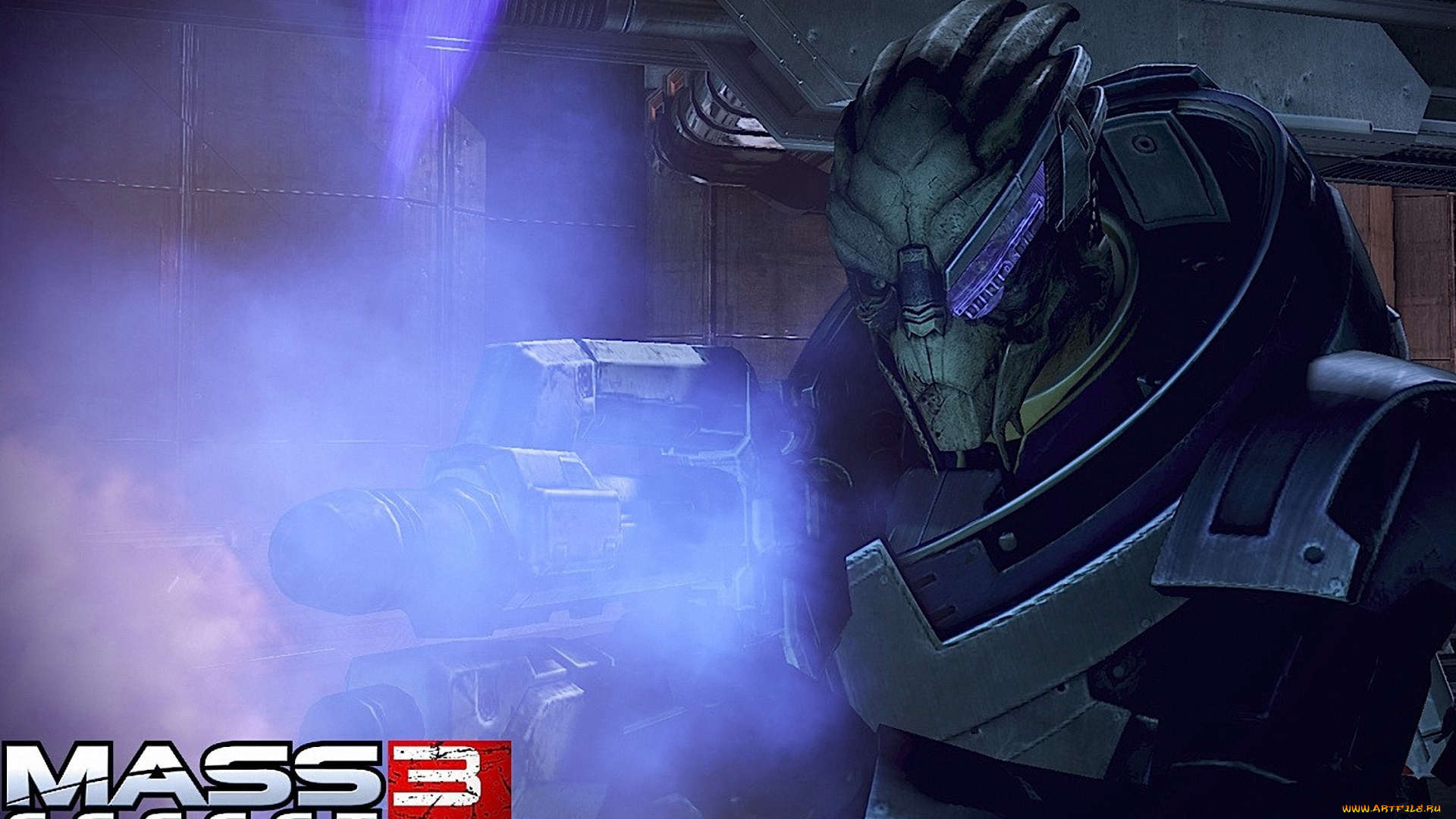 видео, игры, mass, effect, дымка, существо