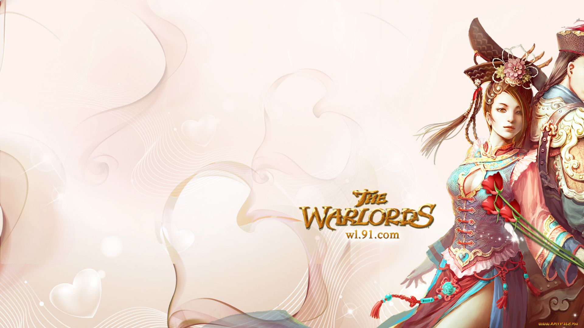 видео, игры, the, warlords, парень, девушка