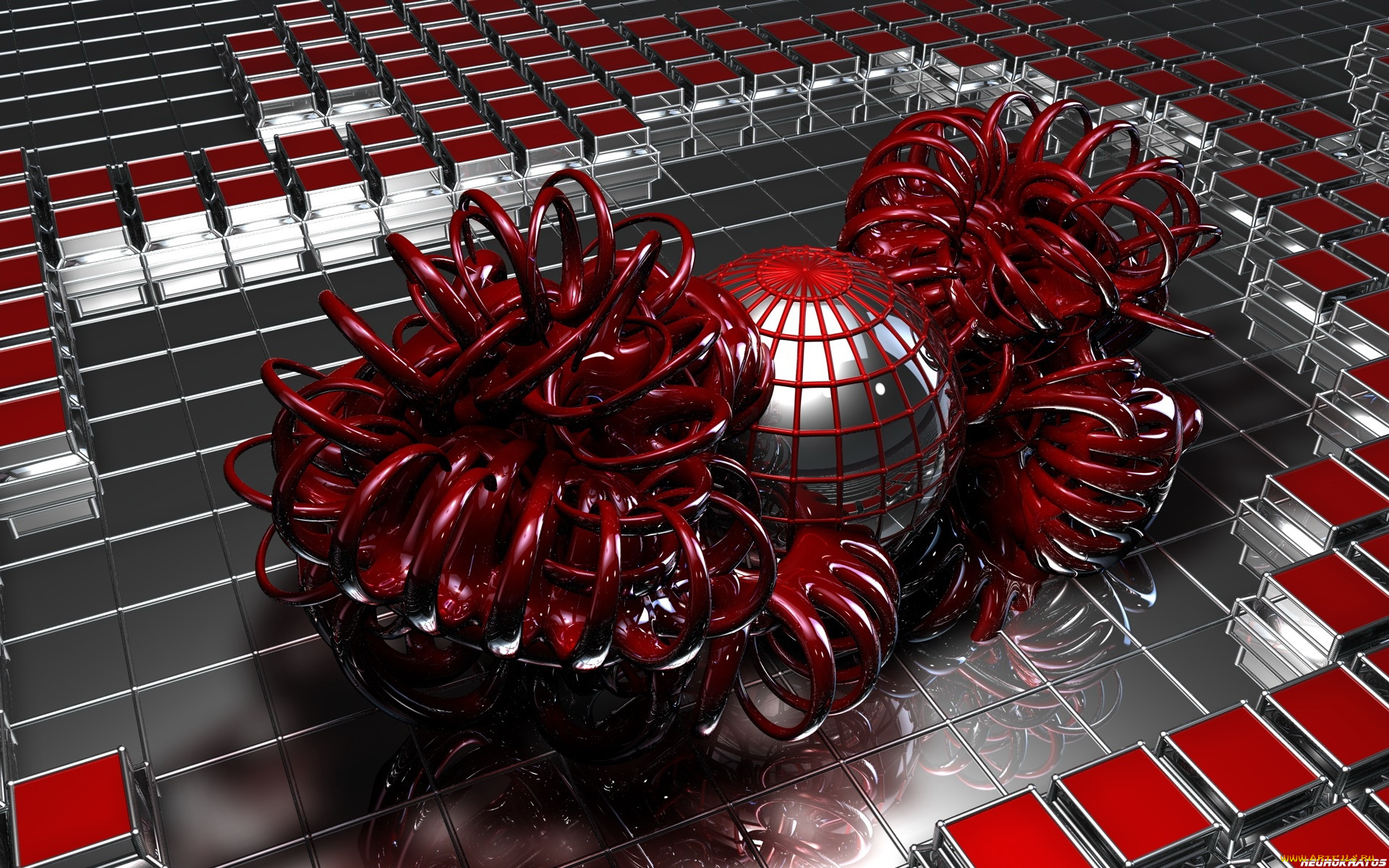 3д, графика, fractal, фракталы, абстракция, узор