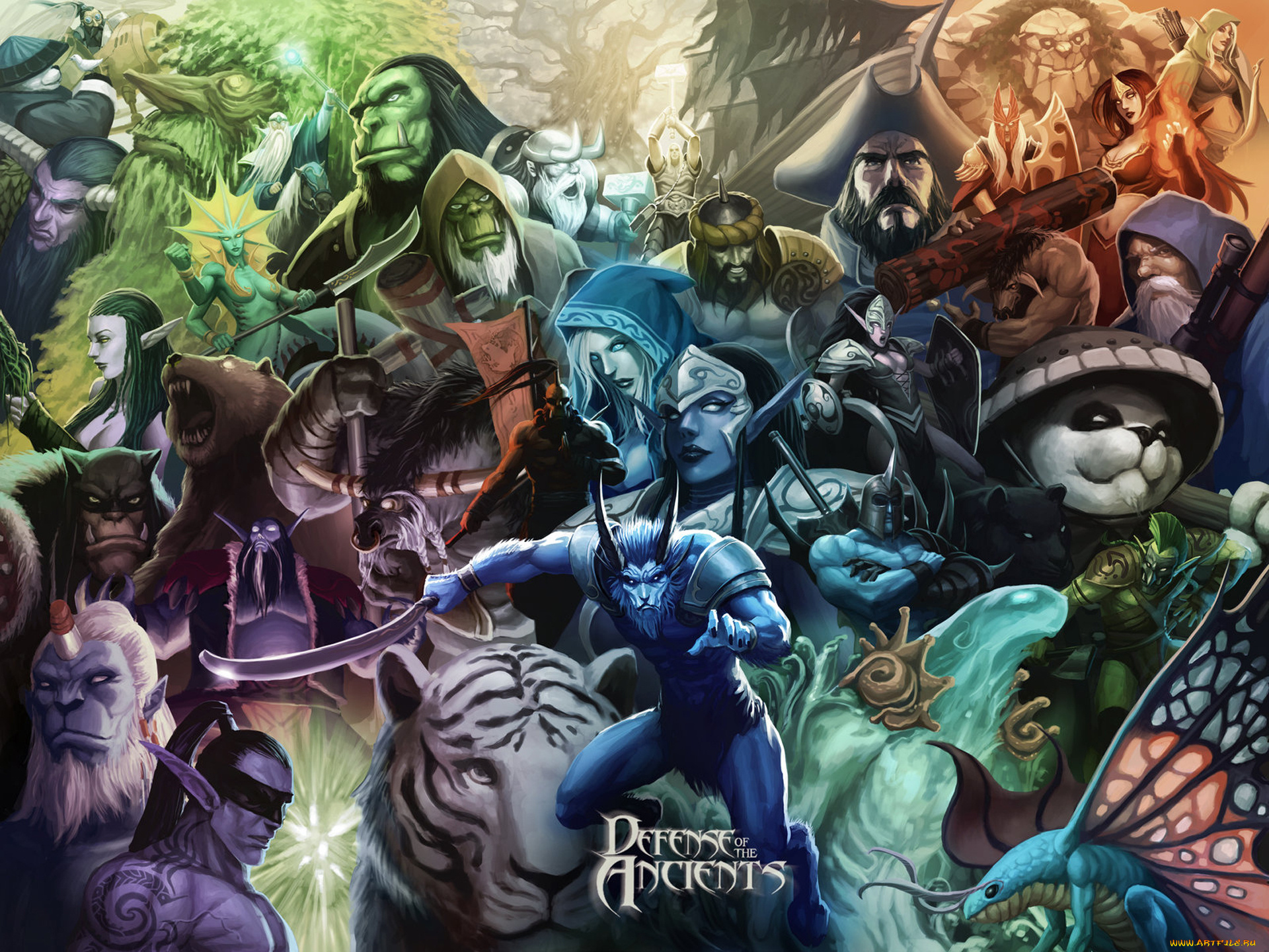 defense, of, the, ancients, dota, видео, игры, герои