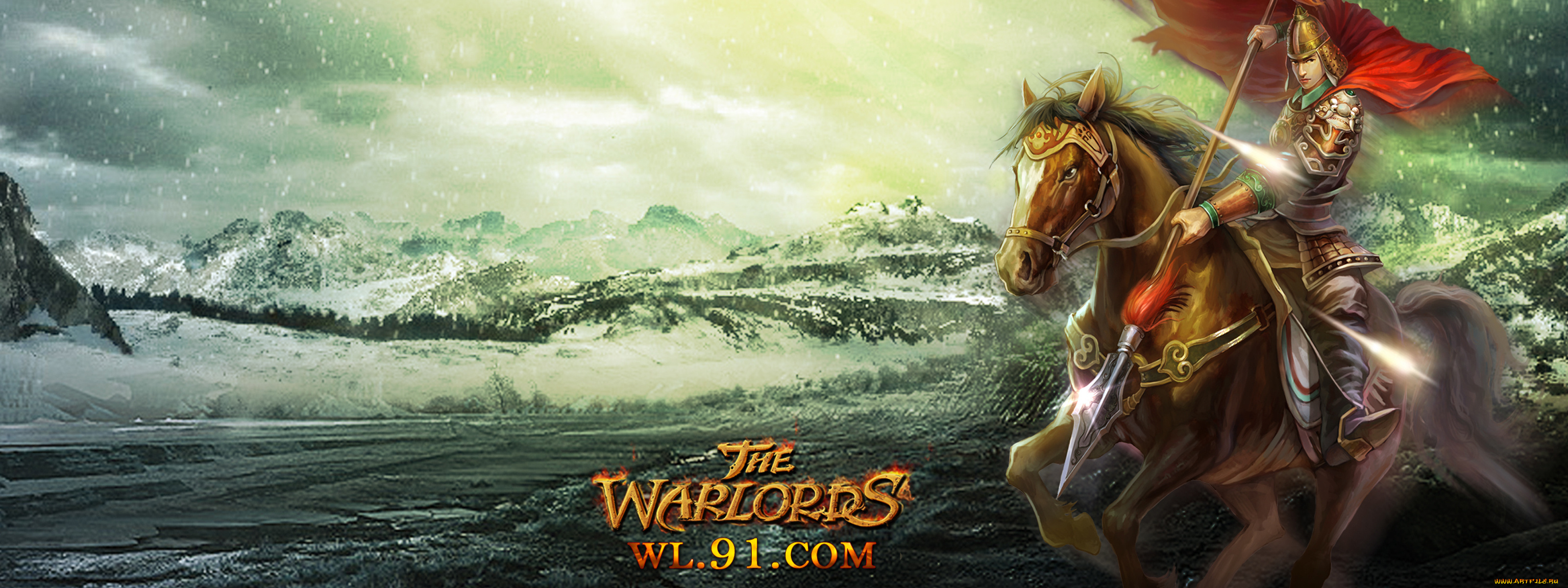 видео, игры, the, warlords, радость, конь