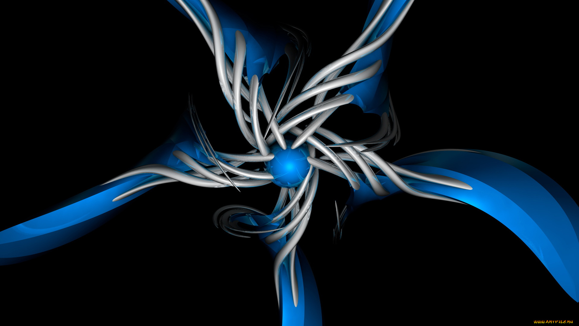 3д, графика, fractal, фракталы, узор, цвета, фон